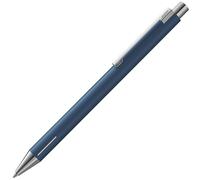 Lamy econ indigo matt - stylo à bille avec corps en acier inoxydable - clip courbé distinctif et zone de préhension innovante - avec recharge grande capacité M 16 en largeur de trait M en noir