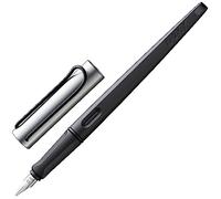 Lamy joy AL - Stylo-plume calligraphique avec grip ergonomique et plume en acier poli d'une largeur de trait de 1,5 mm - Stylo-plume avec ressort de traction - avec cartouche d'encre T 10 bleu