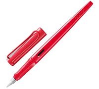 Lamy joy strawberry - Stylo-plume calligraphique avec grip ergonomique et plume en acier poli d'une largeur de trait de 1,9 mm - Stylo-plume avec plume ruban - avec cartouche d'encre T 10 bleu