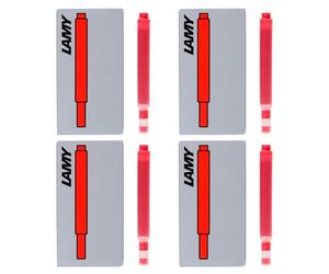 Lamy Lot de 20 cartouches d'encre pour stylo-plume, encre rouge, (LT10RD)