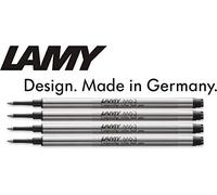 Lamy M 63 Mine de rechange pour stylo roller Largeur de trait : M, Noir , Lot de 4