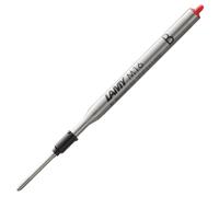 Lamy M16 recharge pour stylo-bille grande capacité, métal - Recharge originale pour tous les modèles de stylos-billes Indélébile - Largeur de trait large, encre rouge