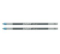 Lamy M21 recharge en métal grande capacité - Lot de 2 - Recharge originale pour tous les stylos multisystème Indélébile - Largeur de trait moyenne, encre bleue