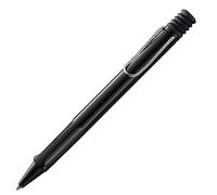 Lamy safari black - Stylo à bille avec grip ergonomique et largeur de trait M - pour une écriture longue et agréable - en plastique robuste ASA - avec recharge grande capacité M 16 en noir