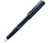 Lamy safari dark dusk - Stylo Plume avec grip ergonomique et plume acier poli en taille EF - matière plastique robuste ASA - avec cartouche bleue T 10 - Droitier