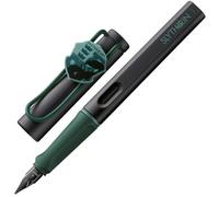 Lamy safari Harry Potter Slytherin Stylo plume - Édition spéciale avec blason de la maison - Plume en acier (M) - Prise ergonomique - Avec cartouche d’encre T10 bleue - Pour droitiers