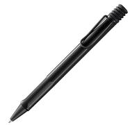 Lamy safari meteorite - Stylo à bille avec grip ergonomique et largeur de trait M - pour une écriture longue et agréable - en plastique robuste ASA - avec recharge grande capacité M 16 en noir