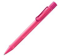 Lamy safari neonpink - Stylo à bille avec grip ergonomique et largeur de trait M - pour une écriture longue et agréable - en plastique robuste ASA - avec recharge grande capacité M 16 en noir