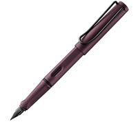 Lamy safari scarlet - Stylo roller avec grip ergonomique et largeur de trait M - pour une écriture longue et agréable - en plastique robuste ASA - avec recharge roller M 63 en noir