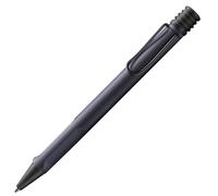 Lamy safari steel black - Stylo à bille avec grip ergonomique et largeur de trait M - pour une écriture longue et agréable - en plastique robuste ASA - avec recharge grande capacité M 16 en noir