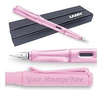 Lamy Safari Stylo plume Rose clair Édition spéciale 2023 Pointe moyenne + gravure gratuite + coffret cadeau