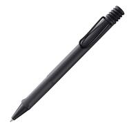 Lamy safari umbra - Stylo à bille avec grip ergonomique et largeur de trait M - pour une écriture longue et agréable - en plastique robuste ASA - avec recharge grande capacité M 16 en noir