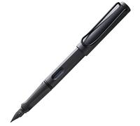 Lamy safari umbra - Stylo Plume avec grip ergonomique et plume acier poli en taille B - matière plastique robuste ASA - avec cartouche bleue T 10 - Droitier
