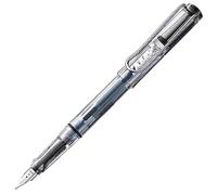 Lamy Stylo plume Safari Vista transparent – grip ergonomique – plume acier – taille M