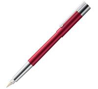 Lamy scala pianored Stylo-plume puriste dans un boîtier robuste en métal massif et finition laquée 14 carats Plume dorée largeur de trait F avec cartouche d'encre T 10 bleue Pour droitier