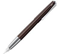 Lamy studio 069 Stylo plume de qualité supérieure en acier inoxydable avec finition laquée brillante et plume en acier poli de calibre M, clip en forme d'hélice, avec cartouche d'encre T 10 bleue