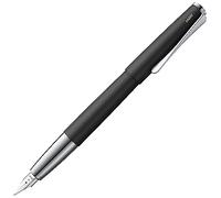 Lamy studio black - Stylo-plume en métal élégant - plume en acier en largeur du trait EF - avec cartouche d'encre bleue T 10