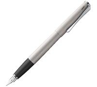 Lamy studio brushed - Stylo-plume en métal élégant - plume en acier en largeur du trait M - avec cartouche d'encre bleue T 10