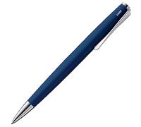 Lamy studio imperialblue - stylo à bille dans un élégant boîtier en acier inoxydable - avec clip en forme d'hélice - incl. recharge géante M 16 en largeur de trait M en noir