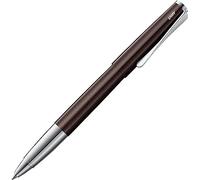 Lamy Studio Premium Stylo roller 369 en acier inoxydable avec finition laquée mate Mécanisme de rotation en forme d'hélice avec recharge M 63 M Noir