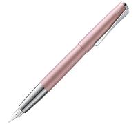 Lamy Studio Rose Matt Stylo plume universel dans un boîtier élégant en métal - Plume or 14 carats partiellement plaqué platine & largeur de trait EF - Cartouche d'encre T 10 bleue incluse