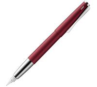Lamy studio royalred - Stylo-plume en métal élégant - plume en acier, partiellement rhodinée en largeur du trait M - avec cartouche d'encre bleue T 10