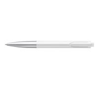Stylo à bille rétractable noto white silver