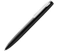 Lamy Stylo bille aion black - stylo bille à mécanisme rotatif dans corps en alu anodisé, léger et sans soudure- clip en acier inox.- largeur de trait M- recharge M16 noire grande capacité incl.