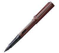 Lamy Stylo plume Lx en marron - Plume revêtue de PVD et prise ergon. - Plume en acier de taille M - Corps léger en aluminium - Cartouche d'encre bleue T 10 et un étui métal - Pour droitiers