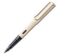 Lamy Stylo plume Lx en palladium - Plume revêtue de PVD et prise ergon. - Plume en acier de taille F - Corps léger en aluminium - Cartouche d'encre bleue T 10 et un étui métal - Pour droitiers