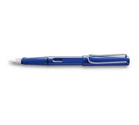 Lamy - Stylo Plume Safari Bleu Brillant, Plume Acier De Taille F, Livré En Ecrin Lamy.