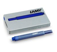 Set de 5 cartouches longues d’encre effaçables Lamy Bleu