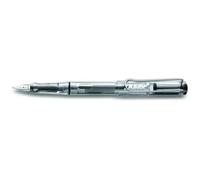 Lamy safari vista - Stylo Plume avec grip ergonomique et plume acier poli en taille B - matière plastique robuste ASA - avec cartouche bleue T 10 - Droitier
