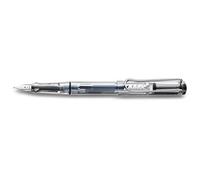 Lamy safari vista - Stylo Plume avec grip ergonomique et plume acier pour gaucher (LH) en taille M - matière plastique robuste ASA - avec cartouche bleue T 10