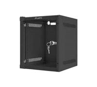 LANBERG ARMARIO Rack 10 â€ MONTAJE en PARED 6U / 280X310 Para AUTOARMAS (PAQUETE Plano) Con PUERTA DE Cristal Black