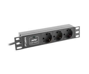 lanberg barre dalimentation en rack pdu 03f 0200 bk 10 2 m 3 prises electriques