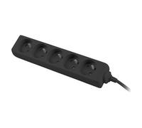 Lanberg, Multiprise, power strip 1m 5 sockets for UPS (5x, PECO 7/5, 1 m)