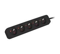 Lanberg, Multiprise, power strip 1m 5 sockets for UPS (5x, Type 13, 1 m)