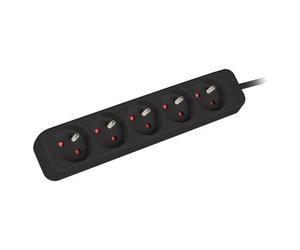 Lanberg, Multiprise, power strip 1m 5 sockets for UPS (5x, Type 13, 1 m)