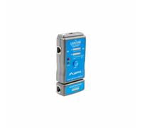 Lanberg NT-0403 Testeur PoE RJ-11/RJ-45/USB avec Câble Coaxial Inclus - Indication LED d'Alimentation et Bouton ON/OFF