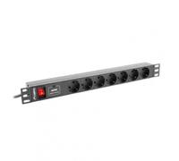 Lanberg PDU-07F-0200-BK - Noir