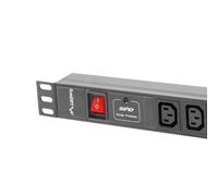 Lanberg Power Strip PDU Rack (1u, 16a, 8X iec c13)