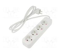 LANBERG PS0-04E-0150-W BASE MÃšLTIPLE 1,5 M 4 SALIDAS AC INTERIOR BLANCO