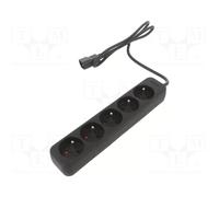 Lanberg Multiprise pour UPS PS0-05E-0100-IEC 5 prises 1 m