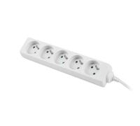 LANBERG 1.5 m White 5 x 230 V Lantern Extension PL. Cable from Full Copper
