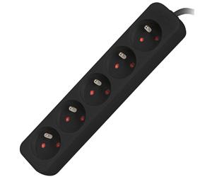 LANBERG REGLETA 5 TOMAS 1M PARA SAIS PS0-05E-0100-IEC-BK