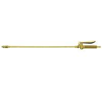 Lance à levier en laiton pour basse pression complète avec robinet à levier avec loquet et mini jet réglable et rallonge de 50 cm pour pompe de pulvérisation et désherbage