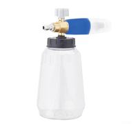 Lance à mousse à neige avec bouteille de mousse de 1 L, accessoire de nettoyeur haute pression à connexion rapide, buse de pulvérisation réglable, distributeur de savon pour outil de nettoyage de