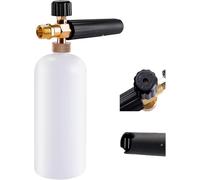 Lance à mousse with hread adapter（M22/M14) pour KRANZLE,Himore etc | Lavage de voiture avec buse de pulvérisation réglable, flacon distributeur de savon de 1 l et adaptateur de filetage mâle