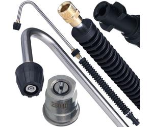 Lance Coudée Longue 700 mm - Jet Puissant | Filetage M18x1,5 | 160 Bar | Compatible avec Kärcher Série K